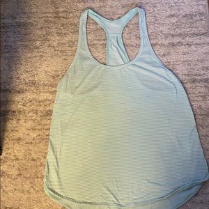 Blue LULULEMON tank